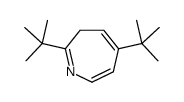 2,5-ditert-butyl-3H-azepine结构式