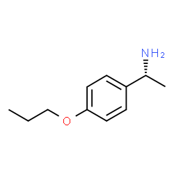 (1R)-1-(4-PROPOXYPHENYL)ETHANAMINE结构式