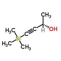 (2S)-4-(Trimethylsilyl)-3-butyn-2-ol结构式