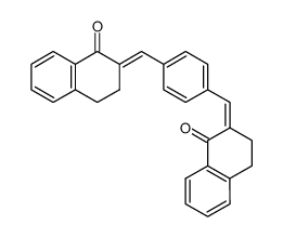 1,4-bis(3',4'-dihydro-1'-oxonaphthalen-2'-ylidene)benzene Structure