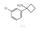 1-(3-BROMOPHENYL)CYCLOBUTANAMINE HYDROCHLORIDE structure