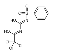 2,2,2-trichloro-N-[(4-methylphenyl)sulfonylcarbamoyl]acetamide Structure
