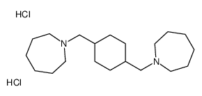 1-[[4-(azepan-1-ylmethyl)cyclohexyl]methyl]azepane,dihydrochloride结构式