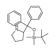 R-2-[[[(1,1-dimethylethyl)dimethylsilyl]oxy]diphenylmethyl]-Pyrrolidine Structure