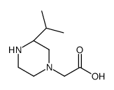 2-[(3S)-3-propan-2-ylpiperazin-1-yl]acetic acid Structure