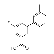 5-氟-3’-甲基联苯-3-羧酸结构式