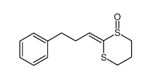 2-(3-phenylpropylidene)-1,3-dithiane 1-oxide结构式