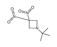 1-(1,1-Dimethylethyl)-3,3-dinitroazetidine Structure