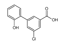 3-chloro-5-(2-hydroxyphenyl)benzoic acid结构式