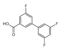 3-(3,5-difluorophenyl)-5-fluorobenzoic acid结构式