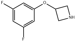 3-(3,5-二氟-苯氧基)-氮杂环丁烷结构式