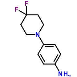 4-(4,4-Difluoro-1-piperidinyl)aniline structure