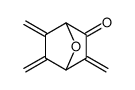 2,5,6-trimethylidene-7-oxabicyclo[2.2.1]heptan-3-one Structure