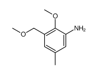 2-methoxy-3-(methoxymethyl)-5-methylaniline结构式