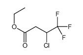 ethyl 3-chloro-4,4,4-trifluorobutanoate结构式