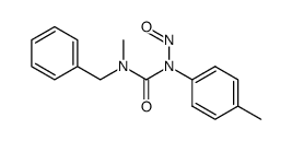 3-Benzyl-3-methyl-1-(4-tolyl)-1-nitrosourea Structure