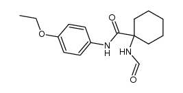N-(4-ethoxyphenyl)-1-formamidocyclohexanecarboxamide结构式