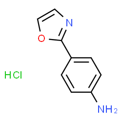 2-(4-Aminophenyl)oxazole, HCl structure