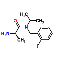 N-(2-Iodobenzyl)-N-isopropyl-L-alaninamide结构式