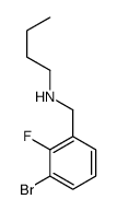 1-Bromo-2-fluoro-3-(butylaminomethyl)benzene structure