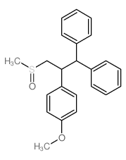 Benzene,1-methoxy-4-[1-[(methylsulfinyl)methyl]-2,2-diphenylethyl]- picture