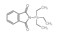 2H-Isoindole-1,3-dione, 2-(triethylplumbyl)- Structure
