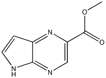 methyl 5H-pyrrolo[2,3-b]pyrazine-2-carboxylate structure