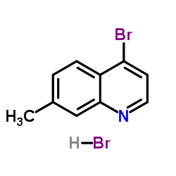 4-Bromo-7-methylquinoline hydrobromide (1:1) structure