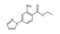 Ethyl 2-Amino-4-(1-pyrazolyl)benzoate Structure