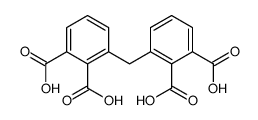 3-[(2,3-dicarboxyphenyl)methyl]phthalic acid Structure