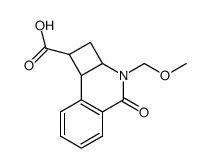 3-Methoxymethyl-4-oxo-1,2,2a,3,4,8b-hexahydro-cyclobuta[c]isoquinoline-1-carboxylic acid结构式