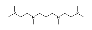 N,N'-(2-dimethylphosphinoethyl)-N,N'-dimethyl-1,3-propylenediamine结构式