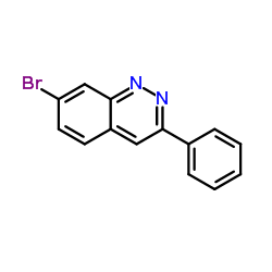 7-Bromo-3-phenylcinnoline Structure