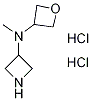 N-甲基-N-(氧杂环丁-3-基)氮杂环丁烷-3-胺二盐酸盐结构式