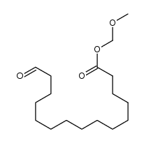 methoxymethyl 15-oxopentadecanoate结构式