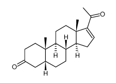 5β-pregn-16-en-3,20-dione Structure