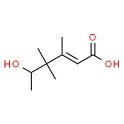 (E)-5-Hydroxy-3,4,4-trimethyl-2-hexenoic acid picture