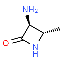 2-Azetidinone,3-amino-4-methyl-,trans-(9CI) Structure