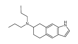 N,N-di-n-propyl-5,6,7,8-tetrahydro-1H-benzindol-7-ylamine结构式