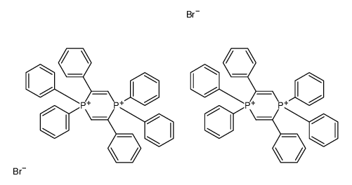 1,1,2,4,4,5-hexakis-phenyl-1,4-diphosphinine-1,4-diium,dibromide Structure