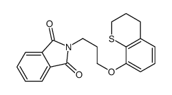 2-(3-thiochroman-8-yloxypropyl)isoindole-1,3-dione structure