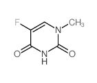 2,4(1H,3H)-Pyrimidinedione,5-fluoro-1-methyl- structure