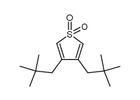 3,4-dineopentylthiophene-1,1-dioxide Structure