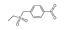 ethyl-(4-nitro-benzyl)-sulfone结构式