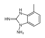 1H-Benzimidazole-1,2-diamine,4-methyl-(9CI) structure