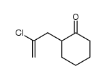 2-(2-Chloro-2-propenyl)cyclohexanone Structure