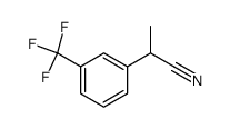 2-(3-(trifluoromethyl)phenyl)propionitrile结构式