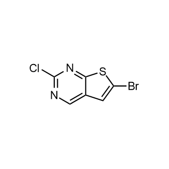 6-Bromo-2-chlorothieno[2,3-d]pyrimidine Structure