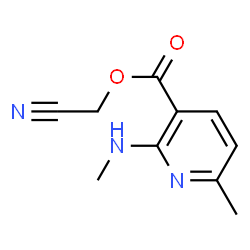 3-Pyridinecarboxylicacid,6-methyl-2-(methylamino)-,cyanomethylester(9CI) picture