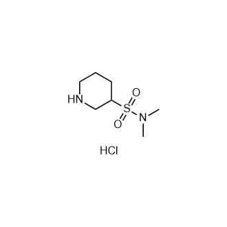 N,N-Dimethylpiperidine-3-sulfonamide hydrochloride Structure
